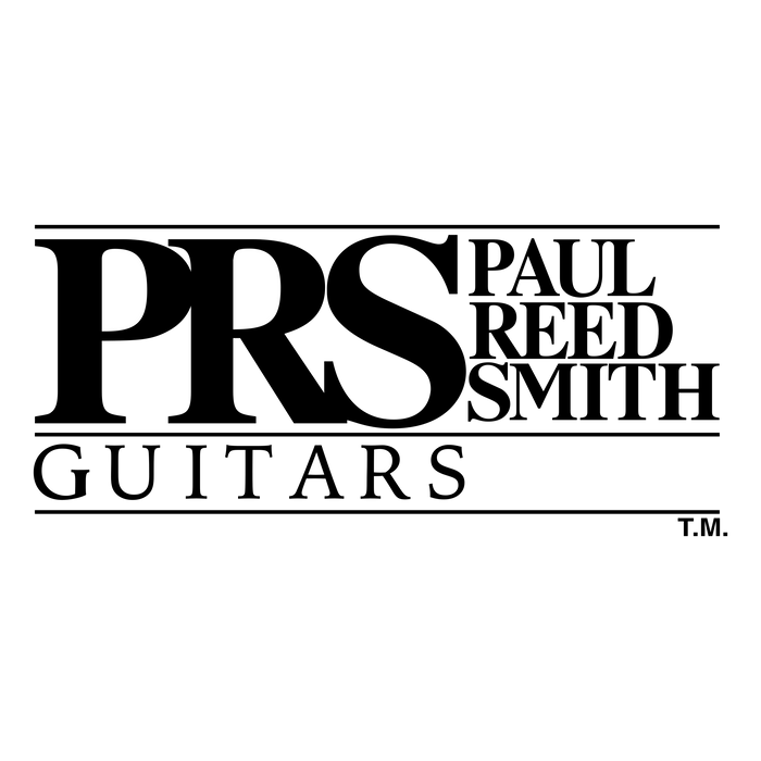 Black label with white gauge markers and letters, guitar string set layout