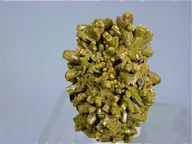Pyromorphite, Mine dee Farges, Ussel, Correze, France Miniature 2.5 x 2.5 x 3.5 cm $125. Online 12/1