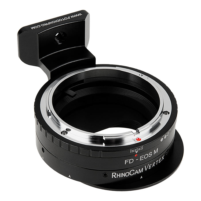 RhinoCam Vertex Rotating Stitching Adapter, Compatible with Canon FD & FL 35mm SLR Lens to Canon EOS M (EF-M) Mount Mirrorless Cameras