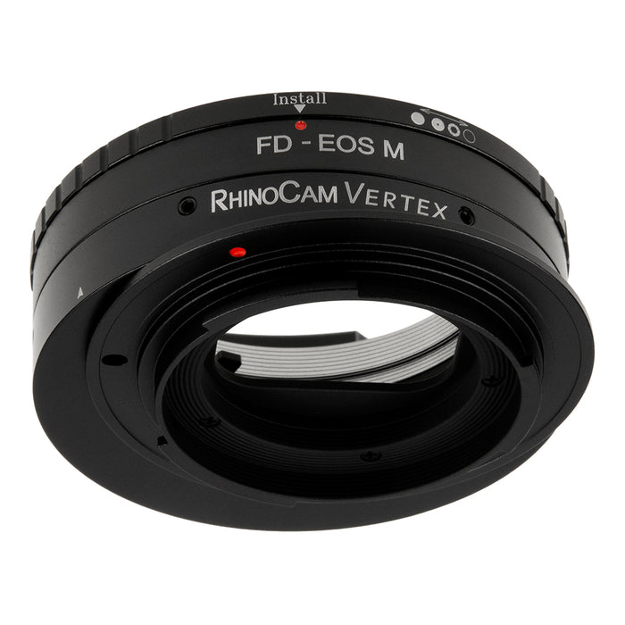 RhinoCam Vertex Rotating Stitching Adapter, Compatible with Canon FD & FL 35mm SLR Lens to Canon EOS M (EF-M) Mount Mirrorless Cameras