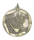 Ribbon Series Sport Medals - 2 1/4 inch  Medal with ribbon  - Golf