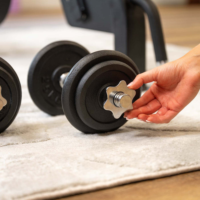 Rival Chrome Dumbbell Set 20kg