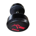 Rival Round Rubber Dumbbells - 25kg Pair