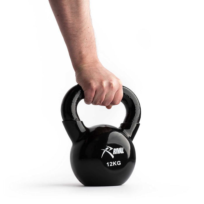 Rival Vinyl Coated Kettlebell - 12kg