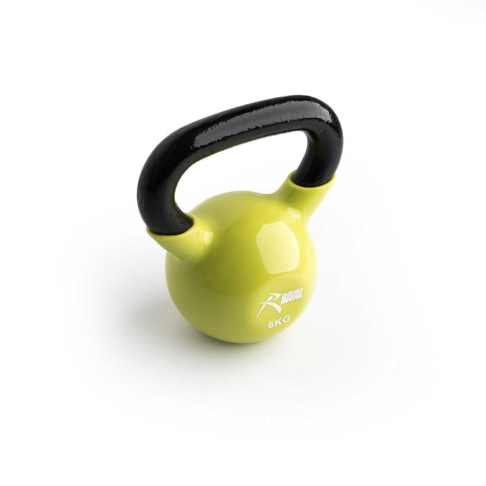 Rival Vinyl Coated Kettlebell - 6kg