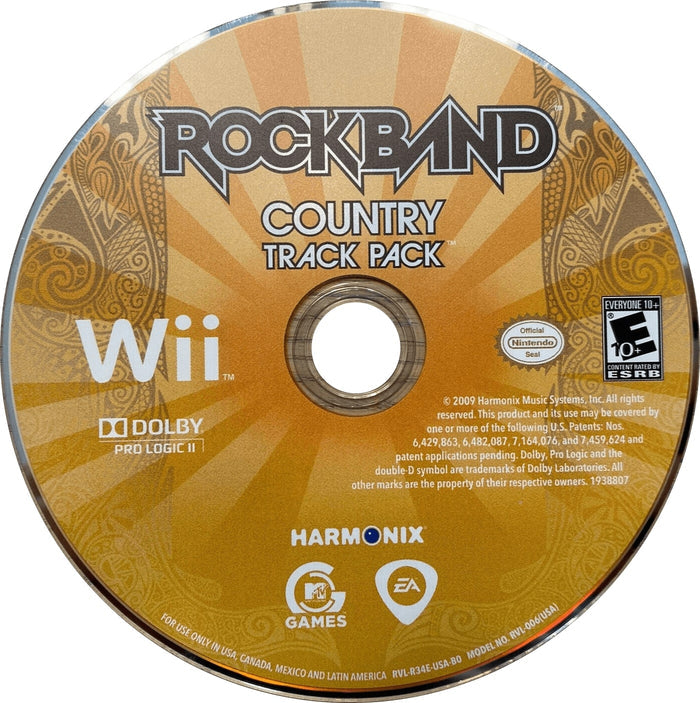 Rock Band: Country Track Pack Wii - Video Game - Used - CaveGamers - Image 3