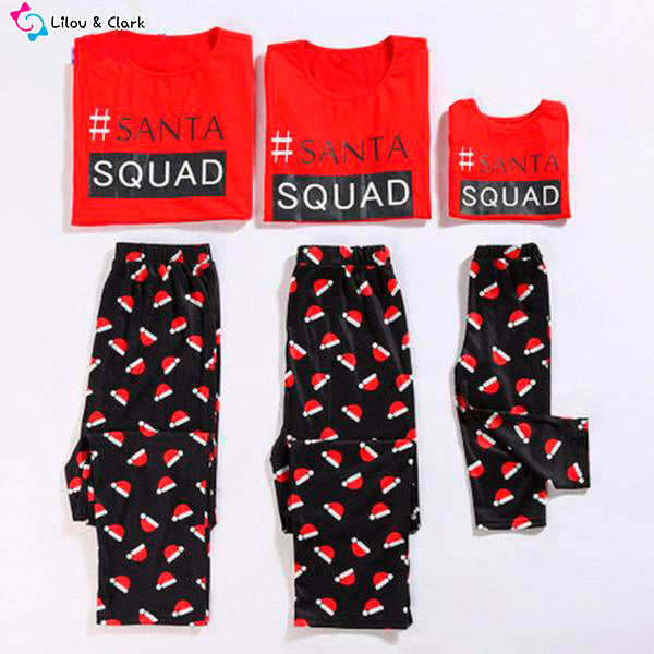 Santa Squad Family Pj's