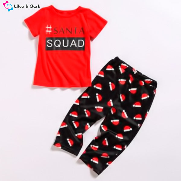 Santa Squad Family Pj's