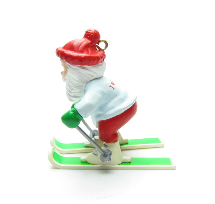 Snowplow Santa vintage 1989 Hallmark Keepsake ornament