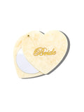 Solar Eclipse - Hand-painted Bride Compact Mirror | Eco-Friendly by Solar Eclipse