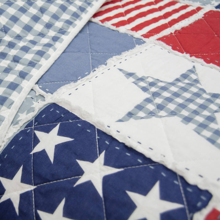 Star & Stripe Americana Cotton Quilt Collection