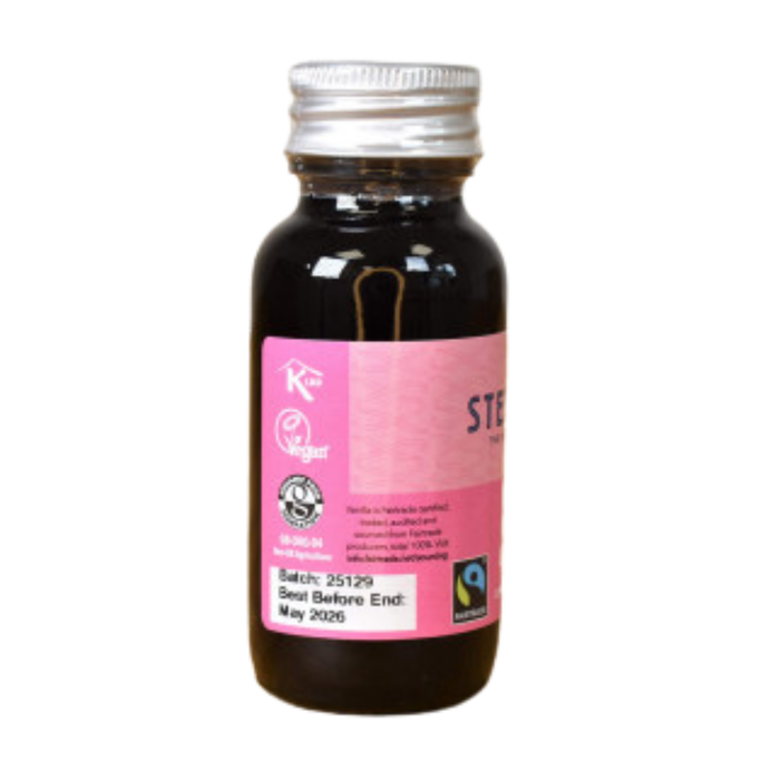 Steenbergs Organic Fairtrade Vanilla Extract 60ml Glass