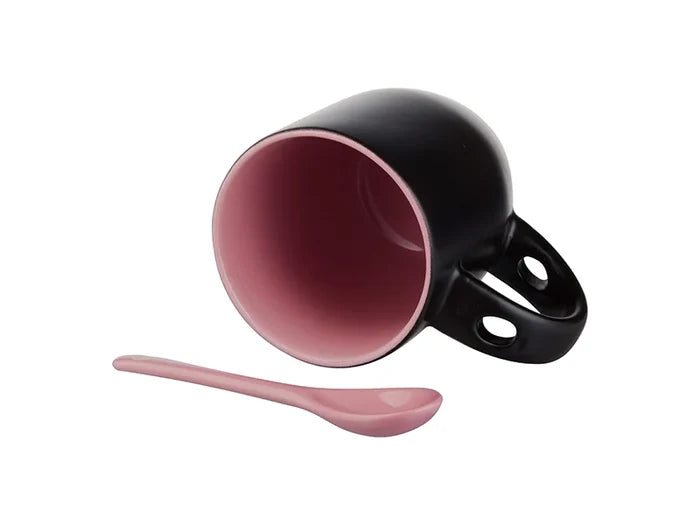 Sublimation 11oz Changing Color Spoon Mug (Matt Pink)