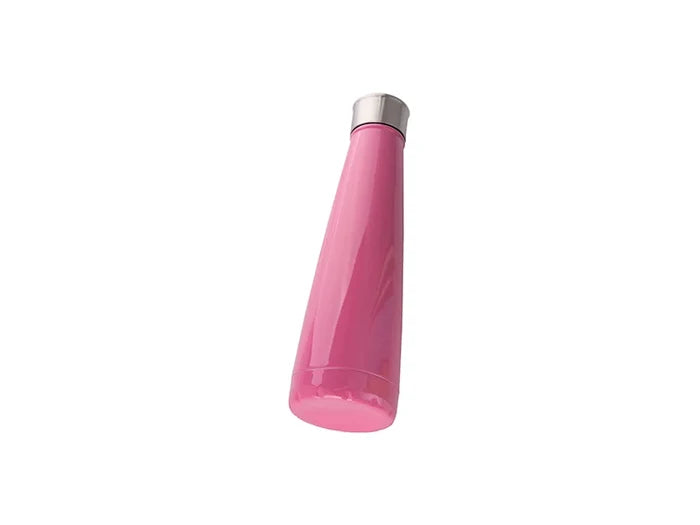 Sublimation 14oz/420ml Stainless Steel Pyramid Shaped Bottle (Rose Red)