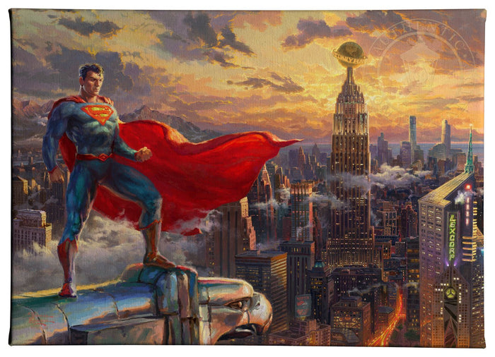Gallery Wrapped Canvas Superman - Protector of Metroplis