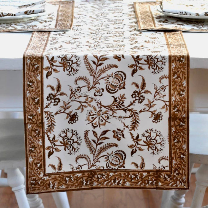 Table Runner, 14"x92", Lilibet Mocha