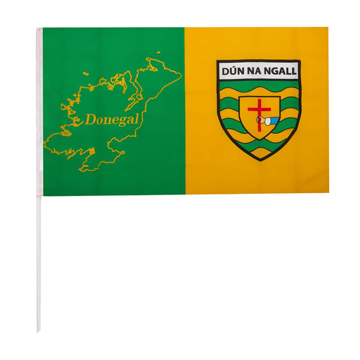 TCF Donegal GAA Handheld Flag
