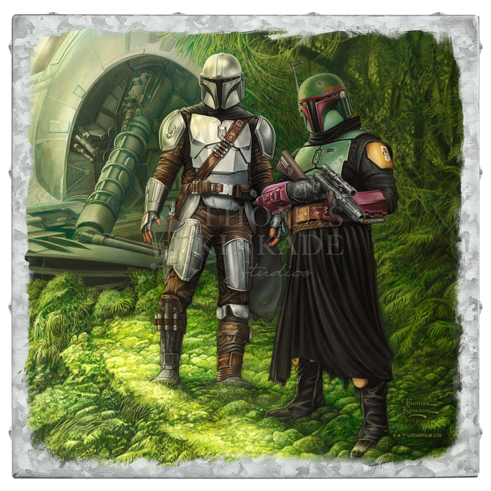 The Mandalorian&trade; - Brothers in Arms - 14" x 14" Metal Box Art