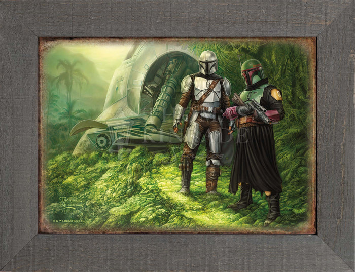 The Mandalorian&trade; - Brothers in Arms - Framed Metal Print