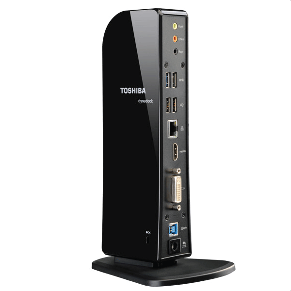 Toshiba Dynadock USB 3.0 Universal Docking Station PA3927A-1PRP + Adapter