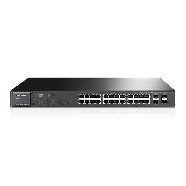 TP-LINK TL-SG2424P 24-Port Gigabit Smart PoE+  4 Combo SFP Switch | 3mth Wty