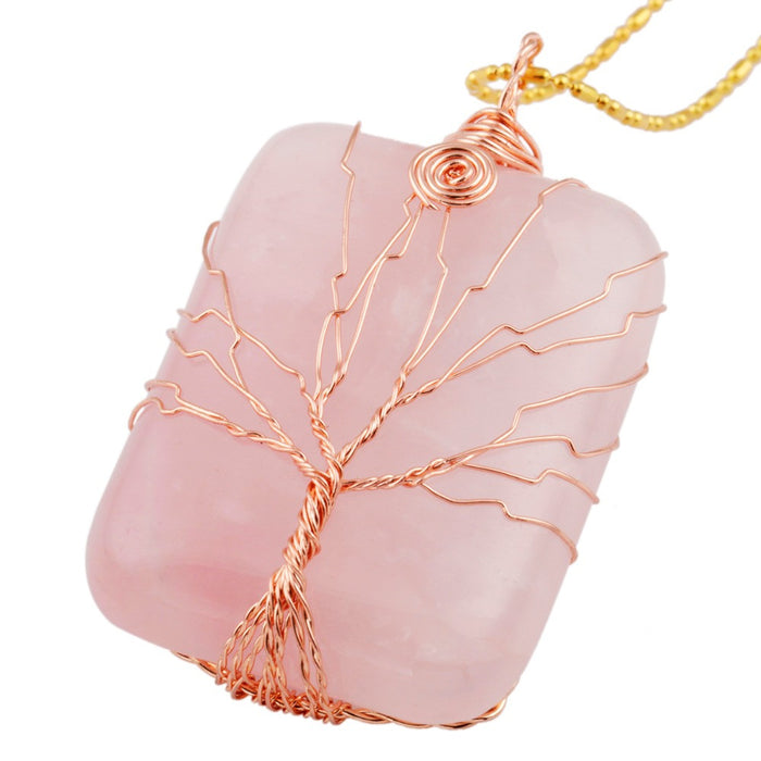 Tree Of Life Healing Stone Necklace