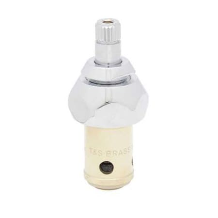 T&S Eterna Compression Cartridge w/ Spring Check for Hot Right to Close Faucet Handle