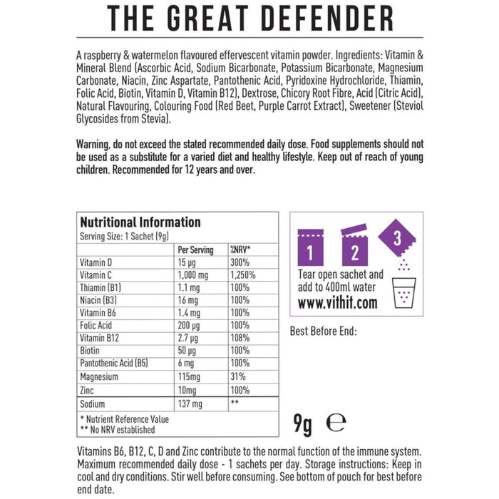 VIT HIT The Great Defender Effervescents