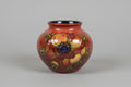 VTG WILLIAM MOORCROFT Pottery Flambe Anemone 3"