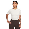 Nike Zenvy Rib Womens Dri-FIT Short-Sleeve Cropped Top