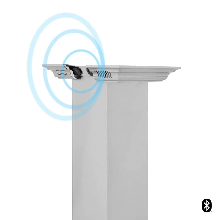 ZLINE Crown Molding in Stainless Steel with Built - in Bluetooth Speakers CM6 - BT - GL9i - Farmhouse Kitchen and Bath