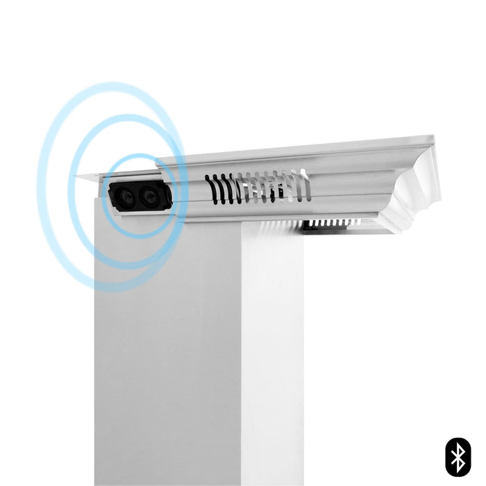 ZLINE Crown Molding With Built - In CrownSound® Bluetooth Speakers (CM6 - BT - 697) - Farmhouse Kitchen and Bath
