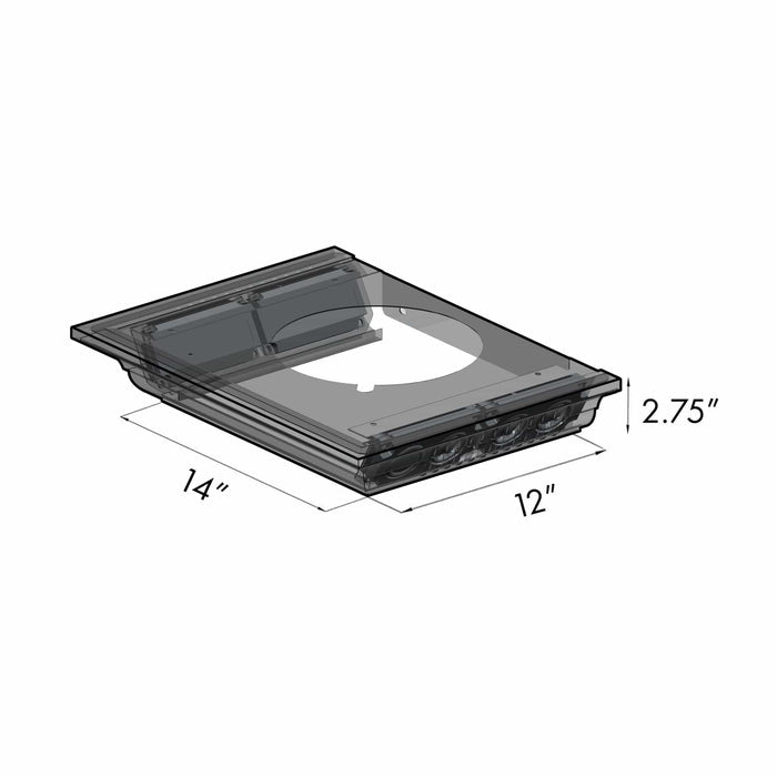 ZLINE Crown Molding With Built - In CrownSound® Bluetooth Speakers (CM6 - BT - KE) - Farmhouse Kitchen and Bath